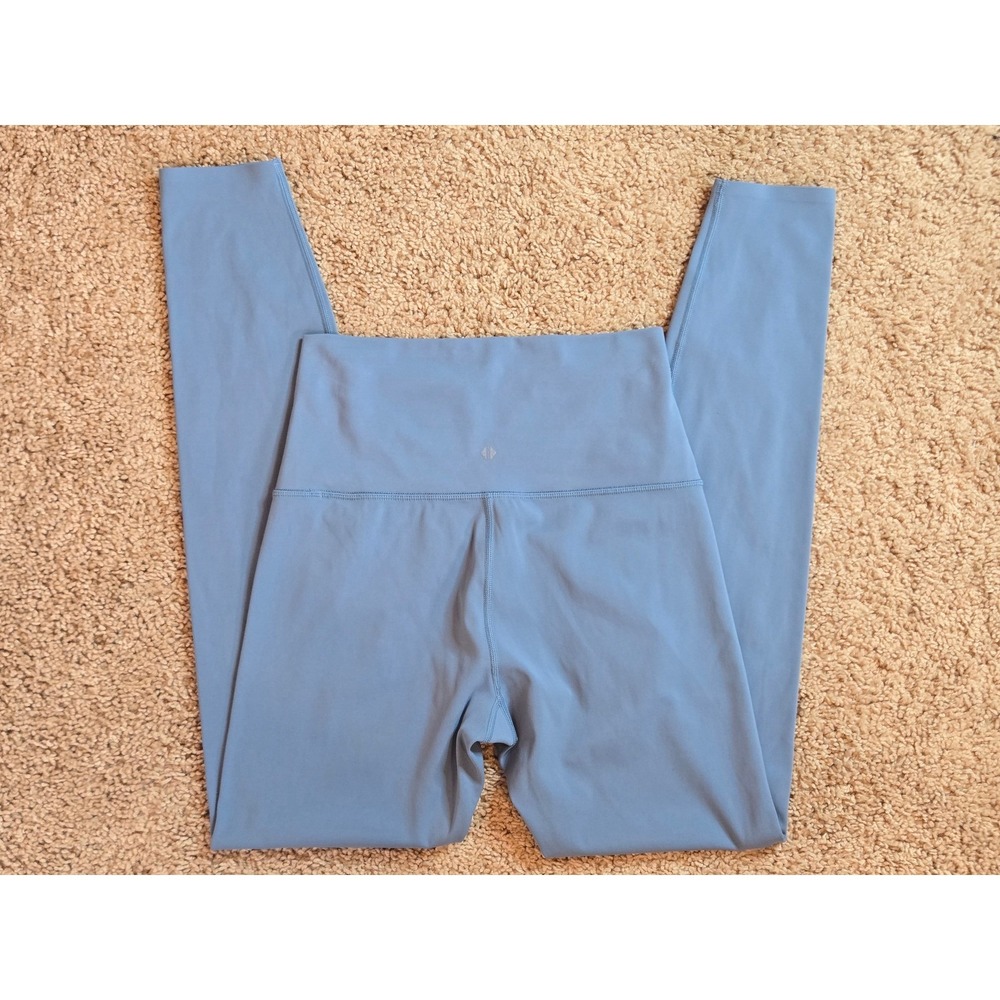 TAVI High Waisted Blue Compression Leggings Athleisure Activewear Size Medium